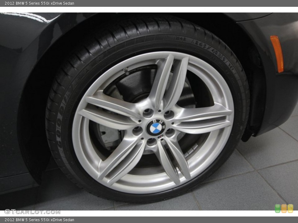 2012 BMW 5 Series 550i xDrive Sedan Wheel and Tire Photo #76037128