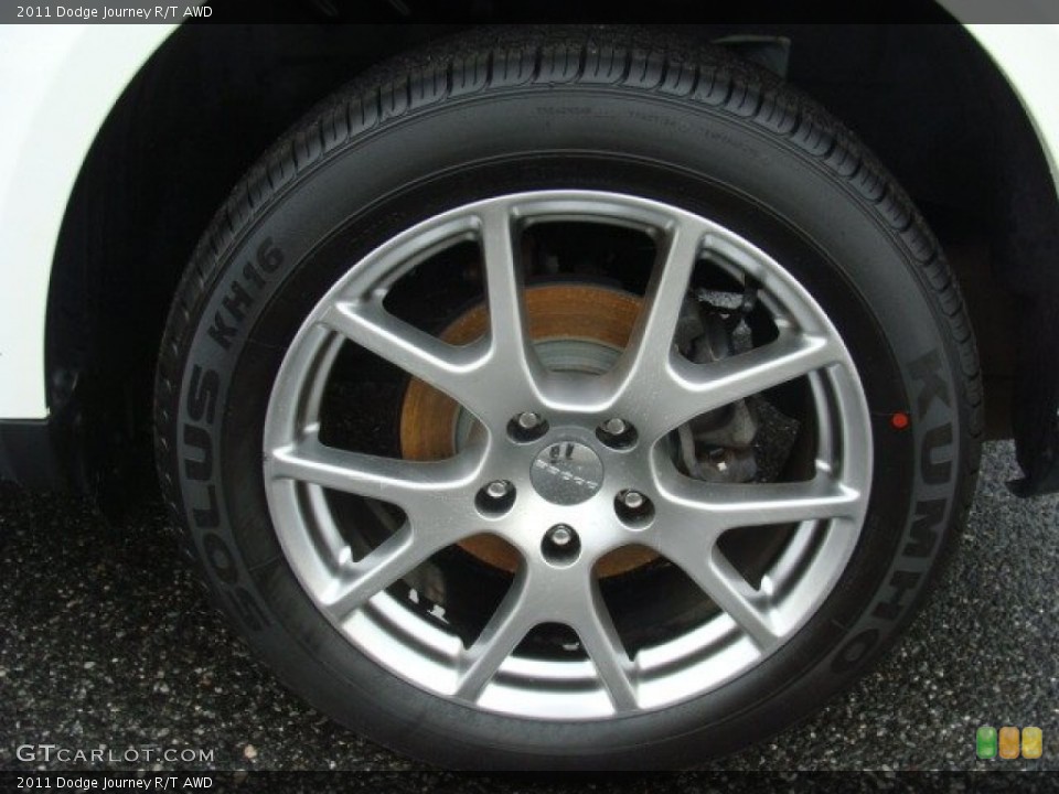 2011 Dodge Journey R/T AWD Wheel and Tire Photo #76038418
