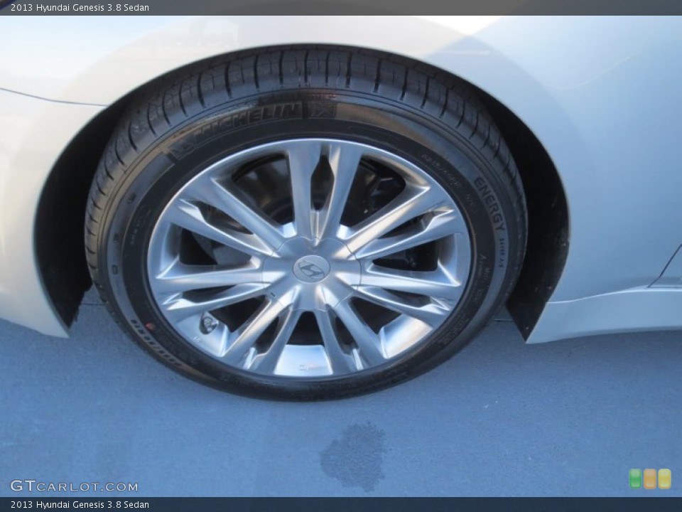 2013 Hyundai Genesis 3.8 Sedan Wheel and Tire Photo #76045786