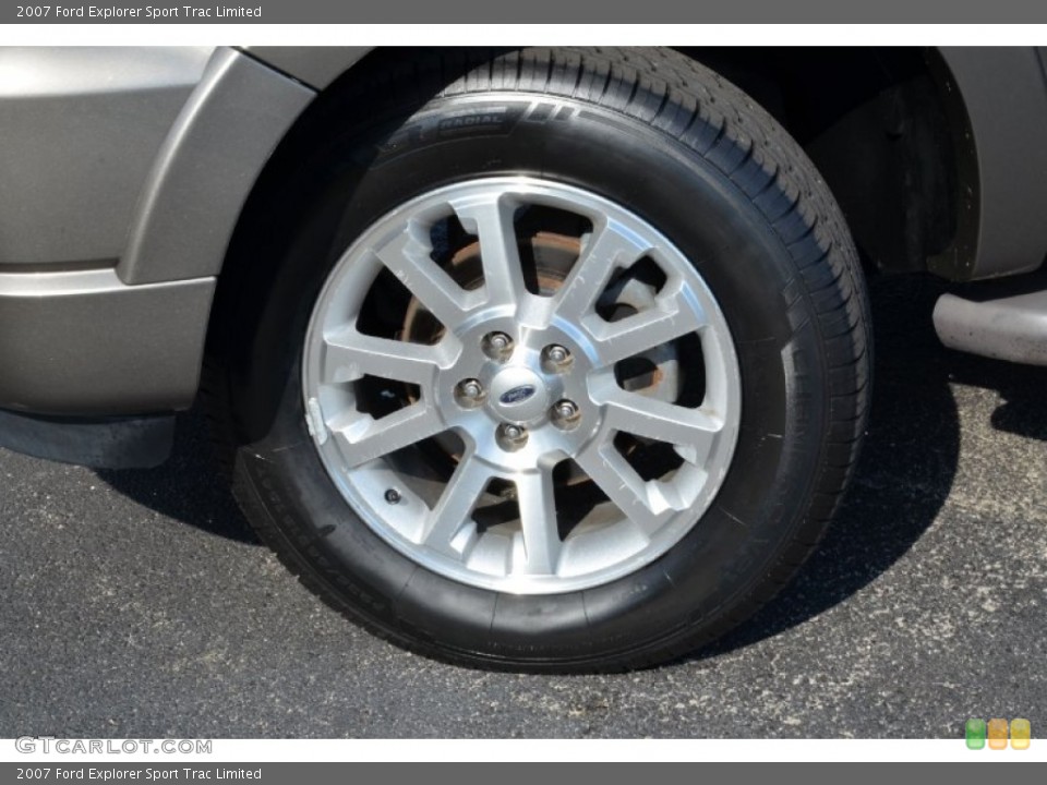 2007 Ford Explorer Sport Trac Limited Wheel and Tire Photo #76056795