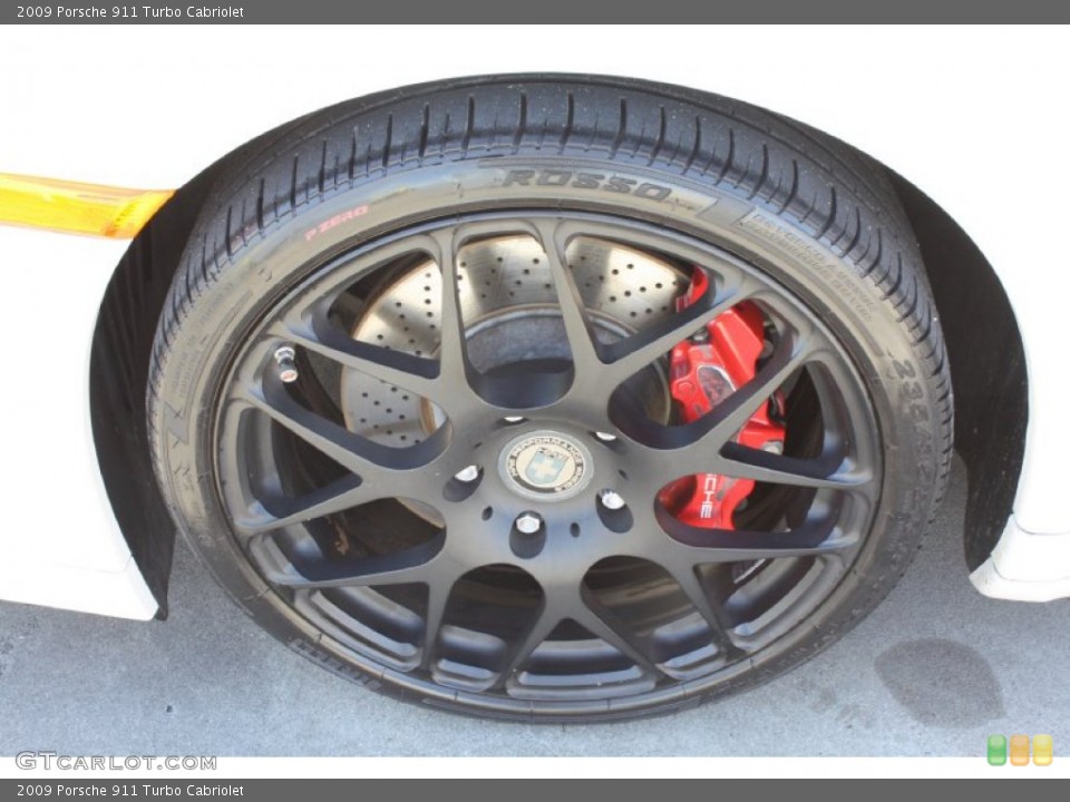 2009 Porsche 911 Turbo Cabriolet Wheel and Tire Photo #76056807