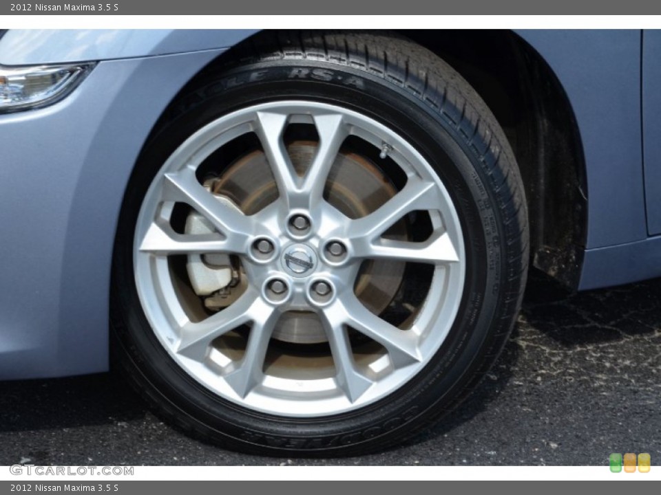2012 Nissan Maxima 3.5 S Wheel and Tire Photo #76058449