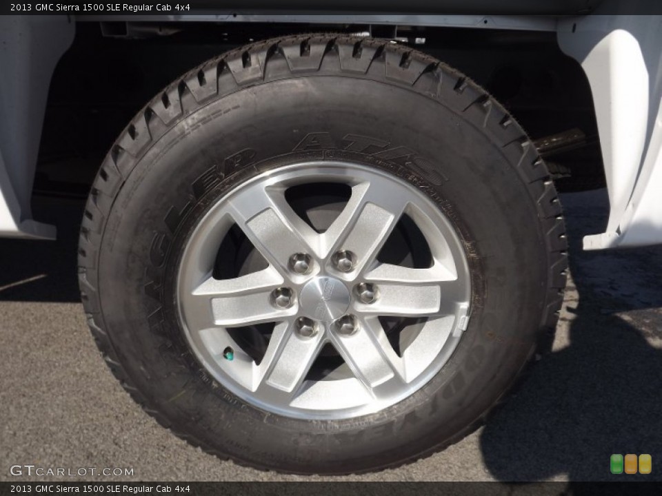 2013 GMC Sierra 1500 SLE Regular Cab 4x4 Wheel and Tire Photo #76068090