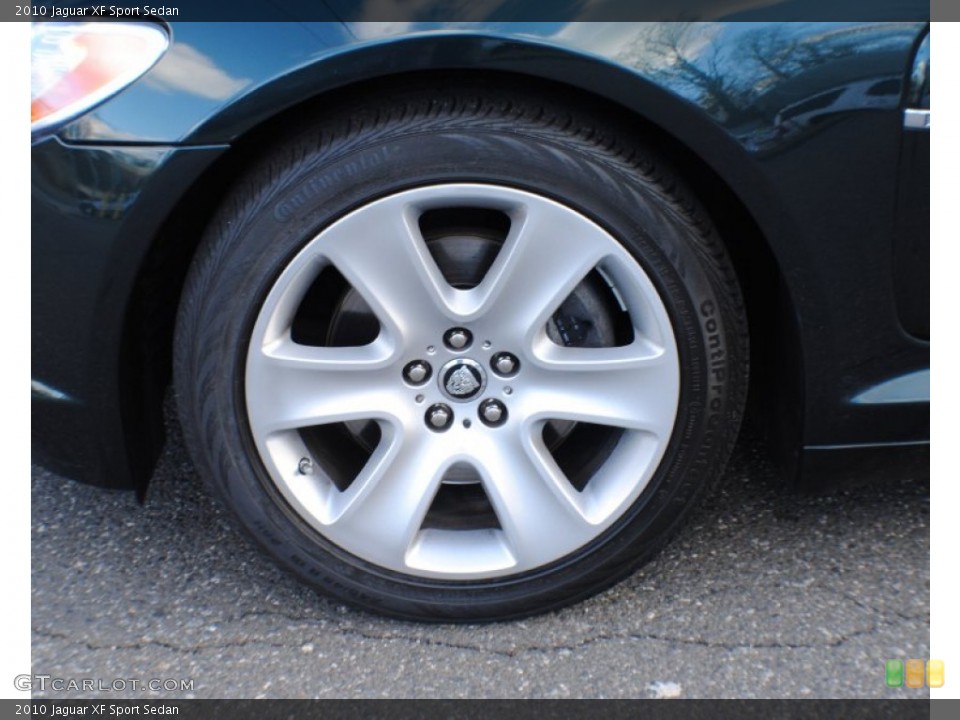 2010 Jaguar XF Sport Sedan Wheel and Tire Photo #76081429