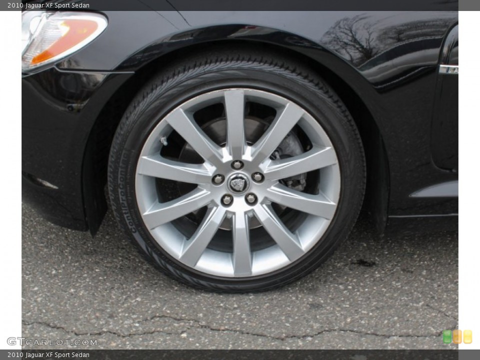 2010 Jaguar XF Sport Sedan Wheel and Tire Photo #76081985