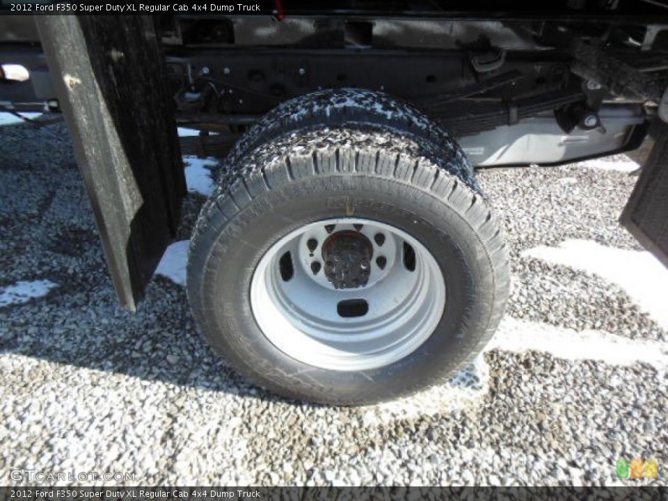 2012 Ford F350 Super Duty XL Regular Cab 4x4 Dump Truck Wheel and Tire Photo #76084736