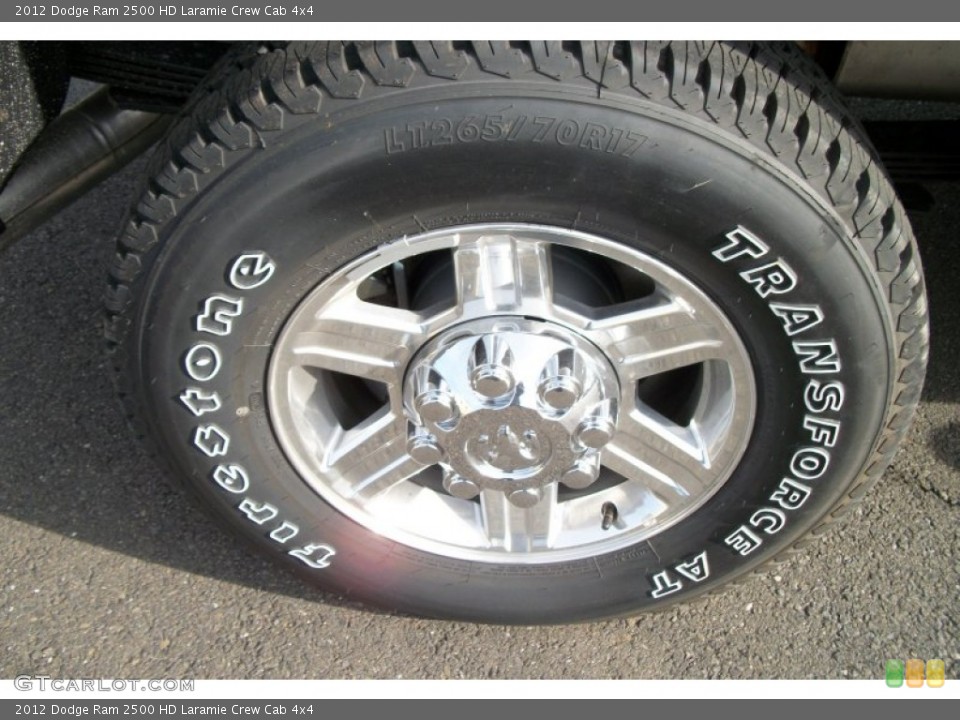 2012 Dodge Ram 2500 HD Laramie Crew Cab 4x4 Wheel and Tire Photo #76087267
