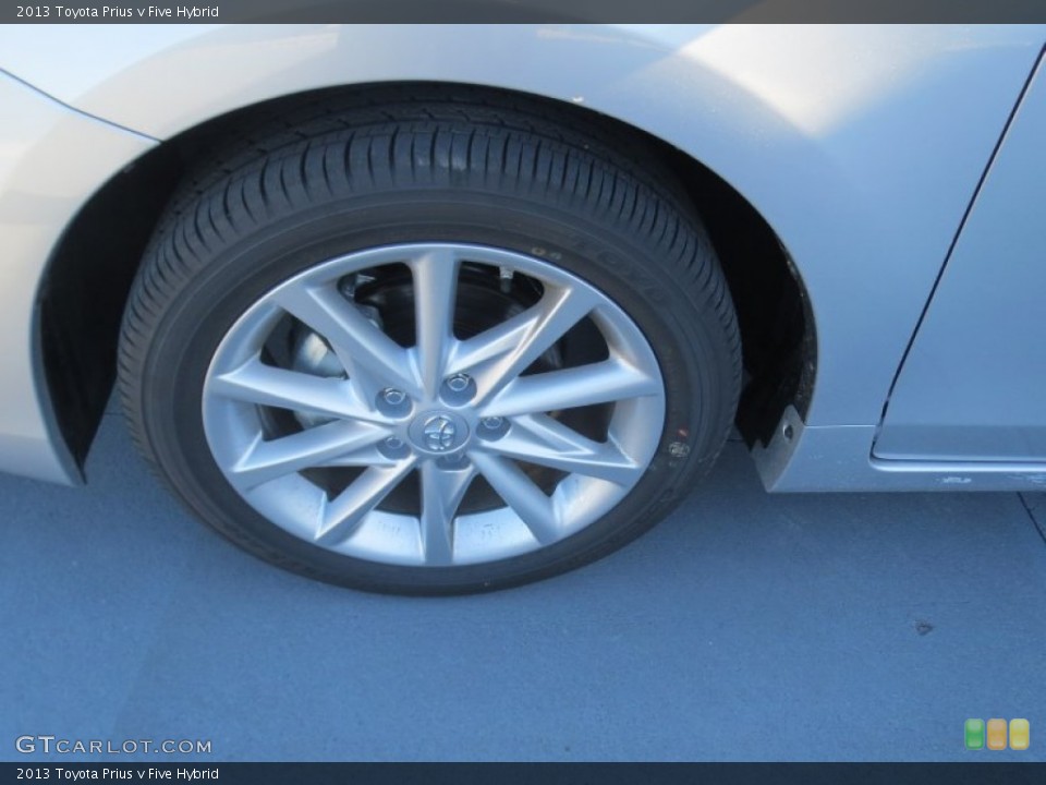 2013 Toyota Prius v Five Hybrid Wheel and Tire Photo #76093175
