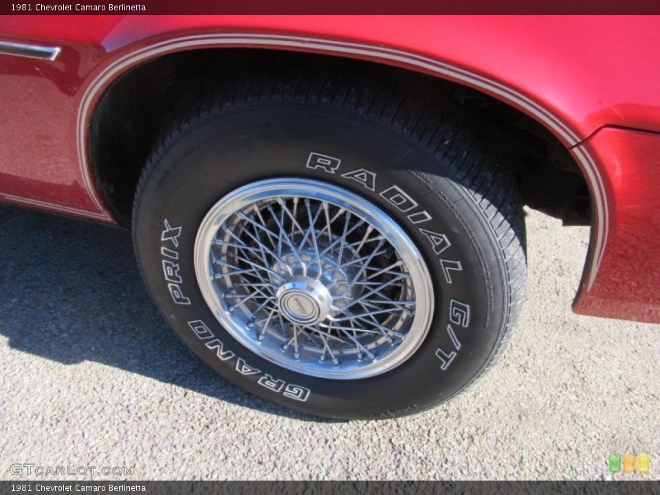 1981 Chevrolet Camaro Berlinetta Wheel and Tire Photo #76097431