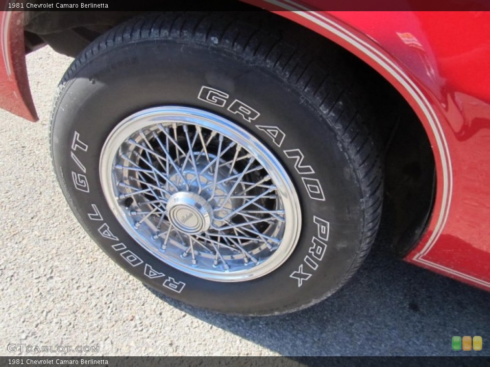 1981 Chevrolet Camaro Wheels and Tires