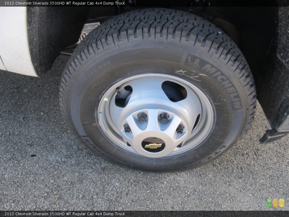 2013 Chevrolet Silverado 3500HD WT Regular Cab 4x4 Dump Truck Wheel and Tire Photo #76099784