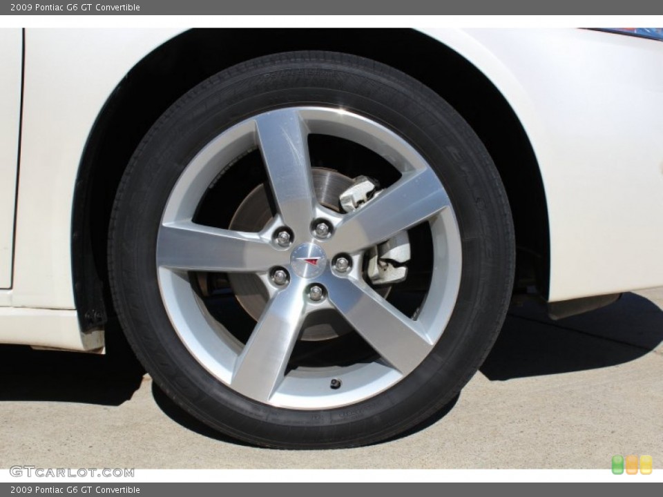 2009 Pontiac G6 GT Convertible Wheel and Tire Photo #76103840