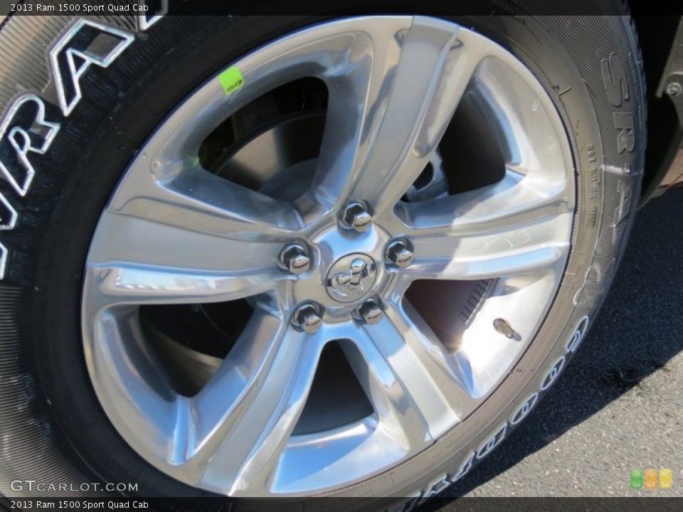 2013 Ram 1500 Sport Quad Cab Wheel and Tire Photo #76118426