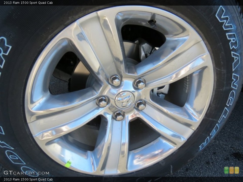 2013 Ram 1500 Sport Quad Cab Wheel and Tire Photo #76118777