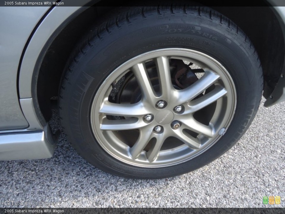 2005 Subaru Impreza WRX Wagon Wheel and Tire Photo #76119920