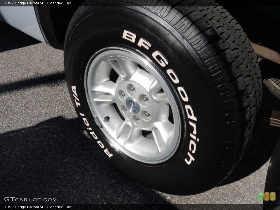1999 Dodge Dakota SLT Extended Cab Wheel and Tire Photo #76121602