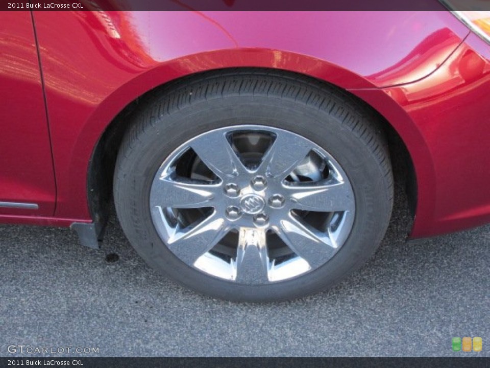 2011 Buick LaCrosse CXL Wheel and Tire Photo #76124915