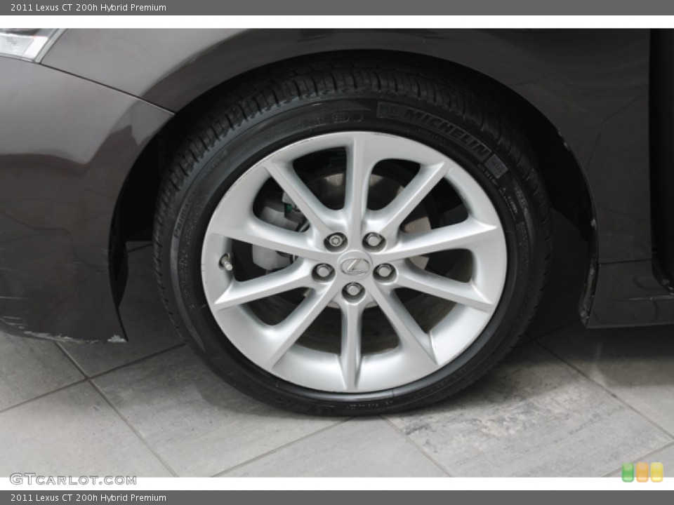 2011 Lexus CT 200h Hybrid Premium Wheel and Tire Photo #76139592