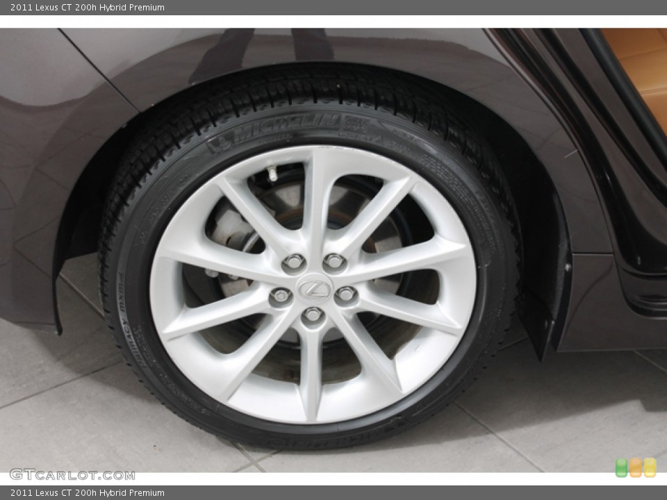 2011 Lexus CT 200h Hybrid Premium Wheel and Tire Photo #76139622