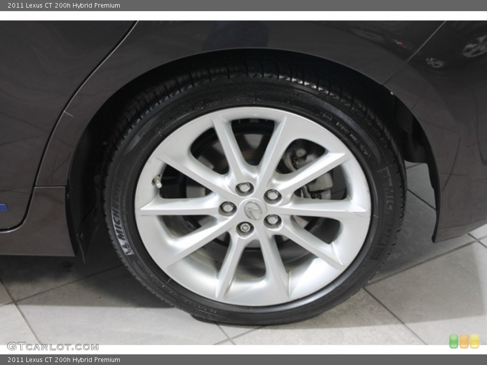 2011 Lexus CT 200h Hybrid Premium Wheel and Tire Photo #76139647