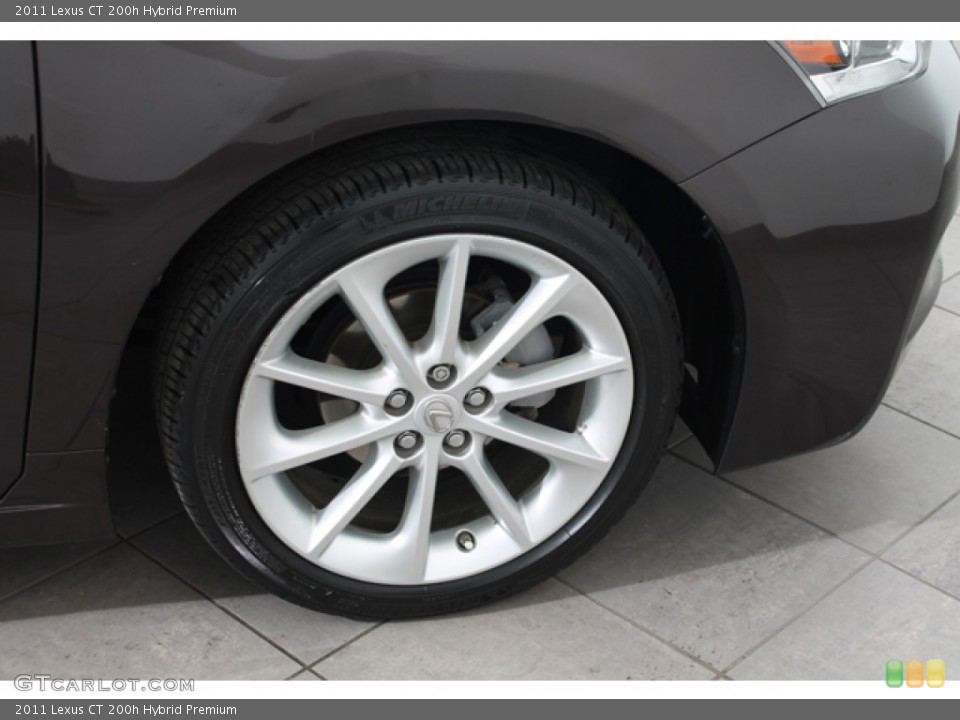 2011 Lexus CT 200h Hybrid Premium Wheel and Tire Photo #76139667