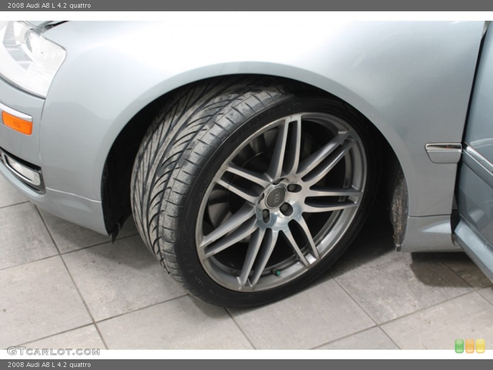 2008 Audi A8 L 4.2 quattro Wheel and Tire Photo #76142033