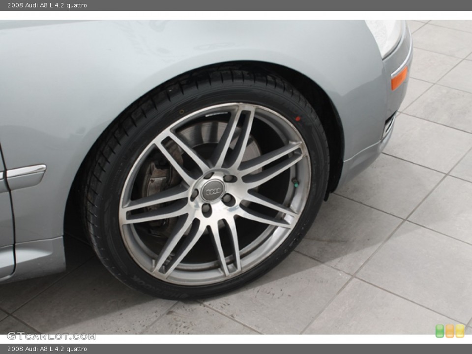 2008 Audi A8 L 4.2 quattro Wheel and Tire Photo #76142094