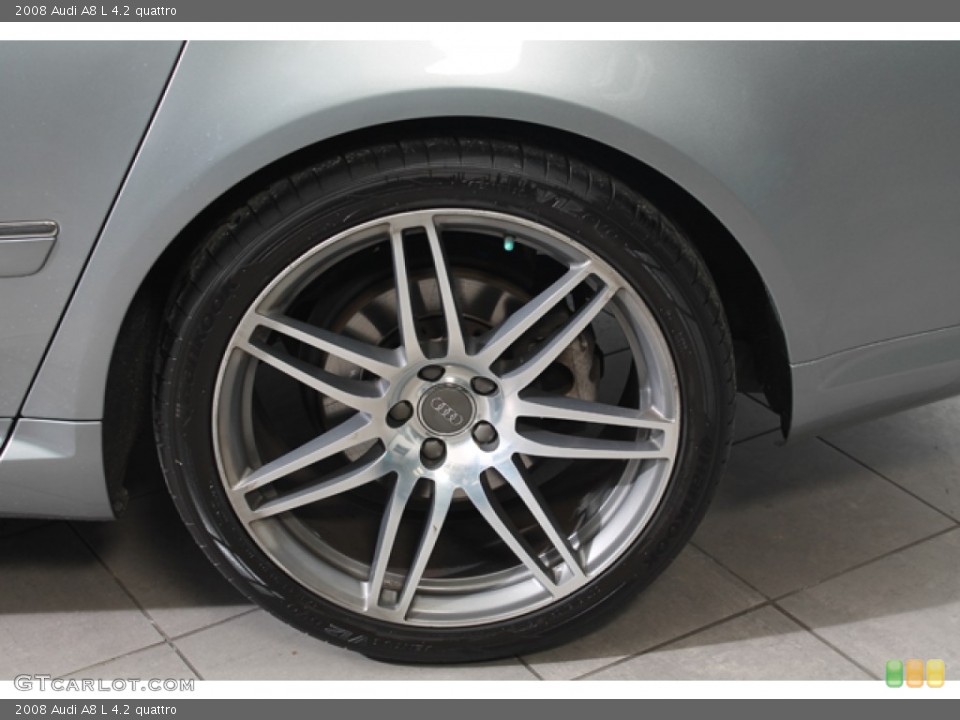2008 Audi A8 L 4.2 quattro Wheel and Tire Photo #76142145