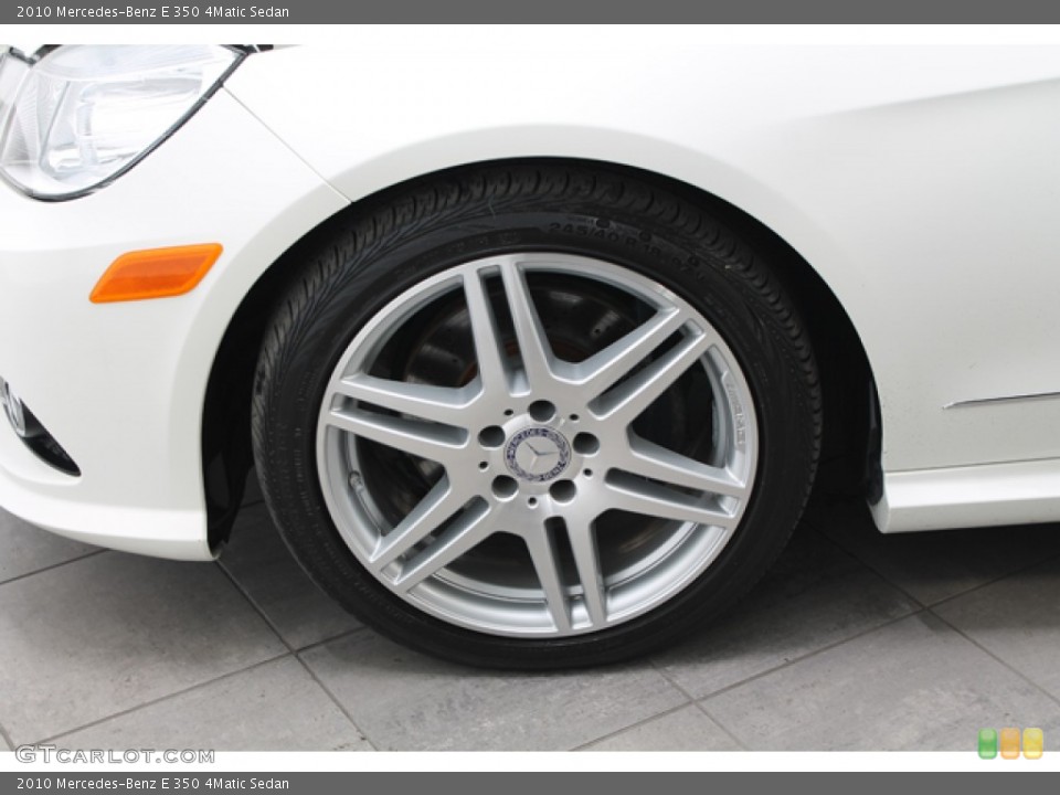 2010 Mercedes-Benz E 350 4Matic Sedan Wheel and Tire Photo #76143753