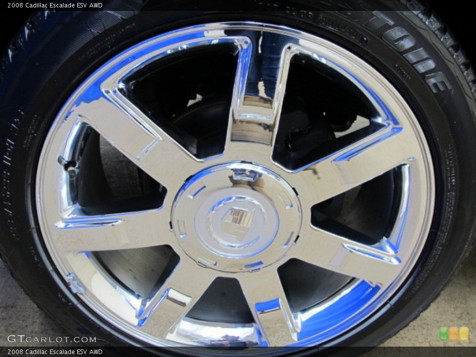 2008 Cadillac Escalade ESV AWD Wheel and Tire Photo #76145986