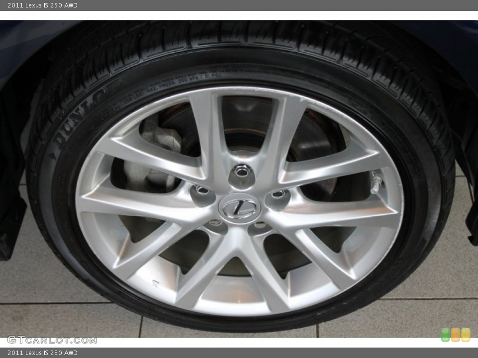 2011 Lexus IS 250 AWD Wheel and Tire Photo #76148615