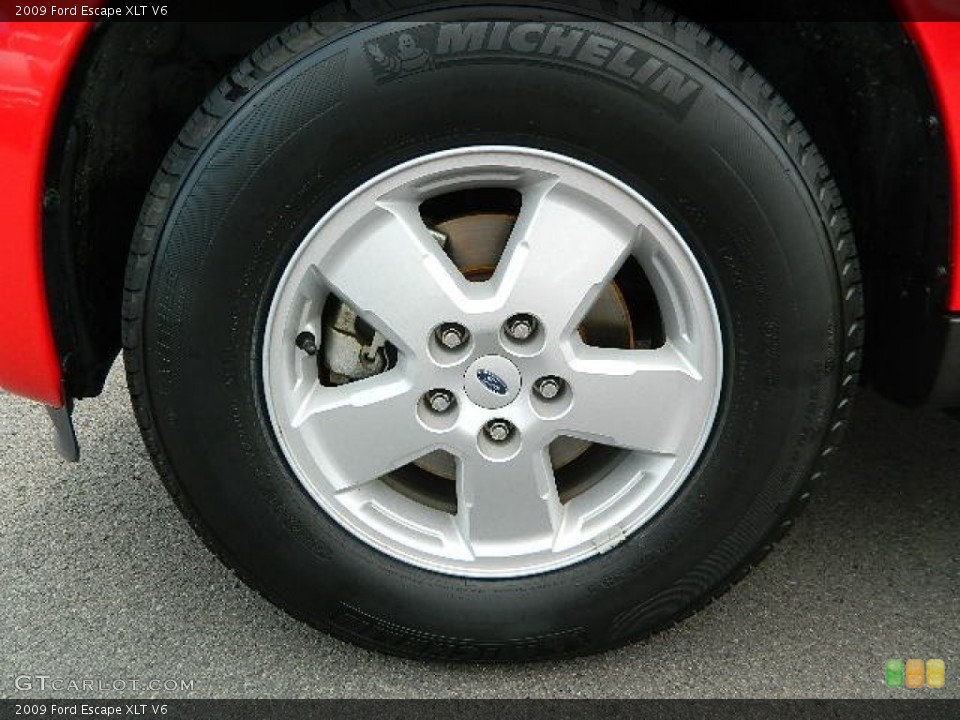 2009 Ford Escape XLT V6 Wheel and Tire Photo #76148987