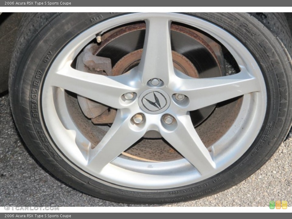 2006 Acura RSX Type S Sports Coupe Wheel and Tire Photo #76156128