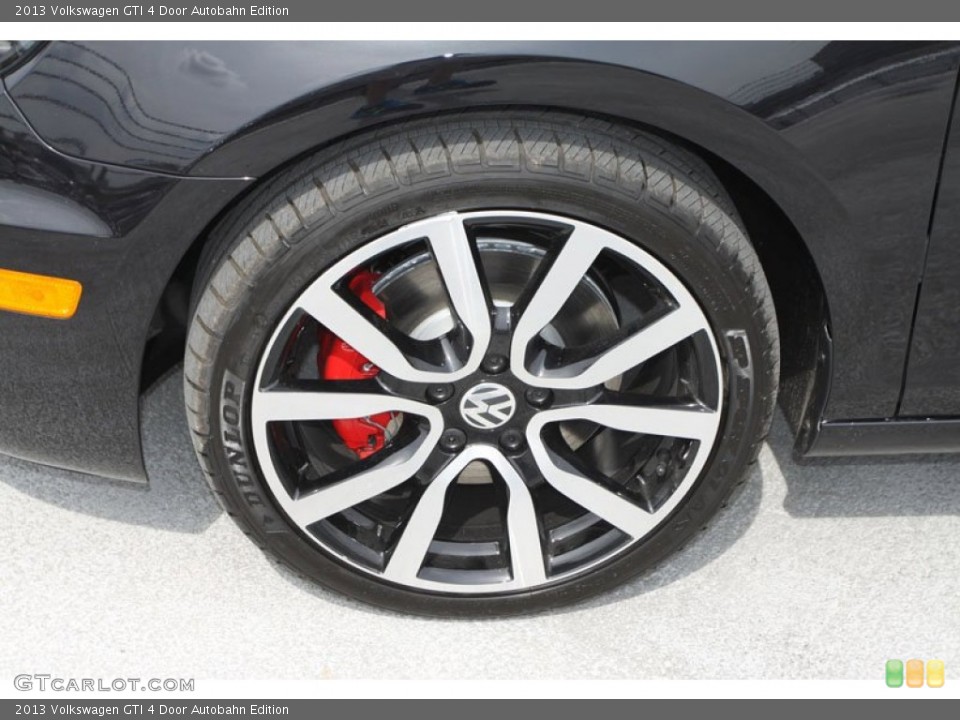 2013 Volkswagen GTI 4 Door Autobahn Edition Wheel and Tire Photo #76160558