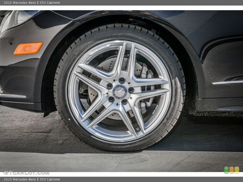2013 Mercedes-Benz E 350 Cabriolet Wheel and Tire Photo #76172795