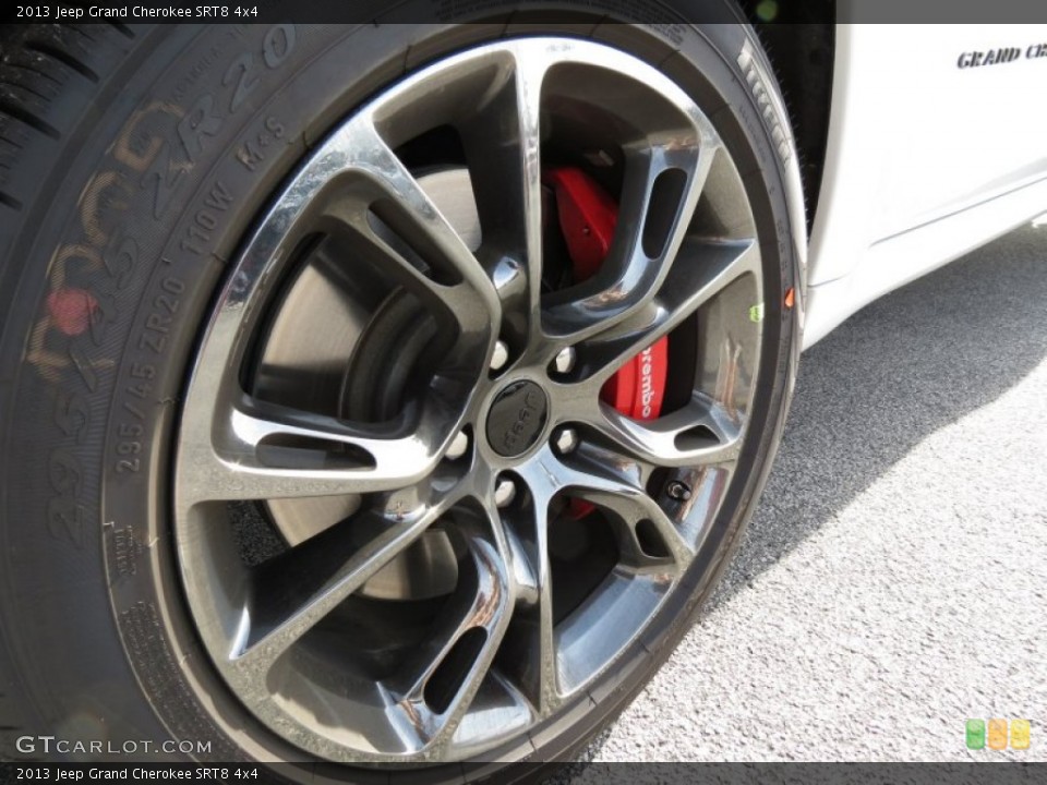 2013 Jeep Grand Cherokee SRT8 4x4 Wheel and Tire Photo #76191462