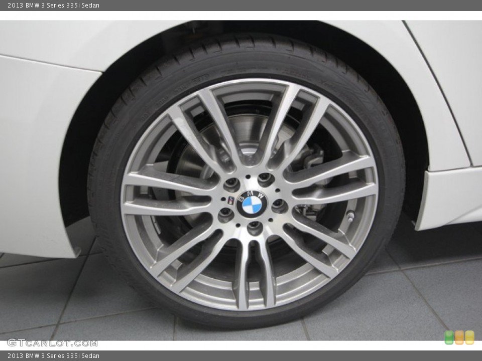 2013 BMW 3 Series 335i Sedan Wheel and Tire Photo #76193065