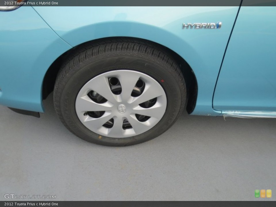 2012 Toyota Prius c Hybrid One Wheel and Tire Photo #76198940
