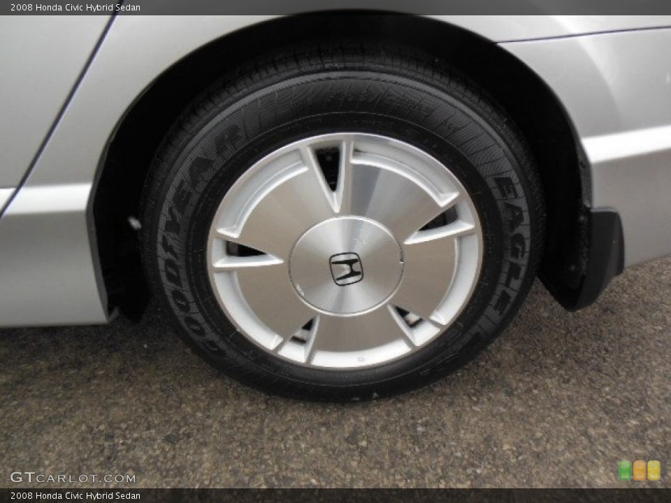 2008 Honda Civic Hybrid Sedan Wheel and Tire Photo #76204670