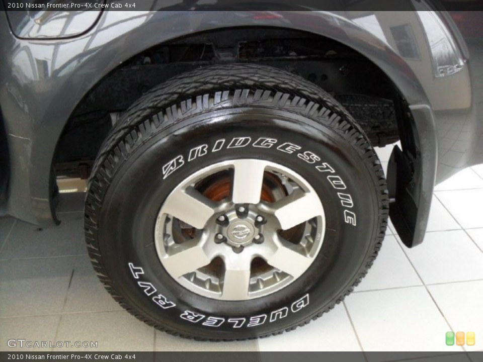 2010 Nissan Frontier Pro-4X Crew Cab 4x4 Wheel and Tire Photo #76207533