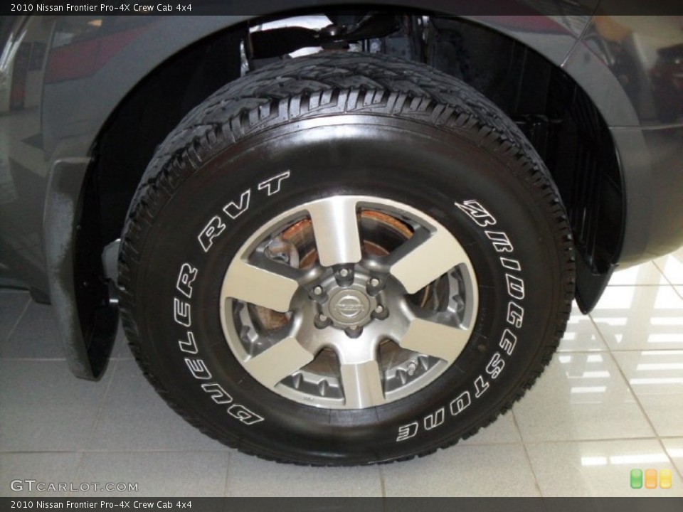 2010 Nissan Frontier Pro-4X Crew Cab 4x4 Wheel and Tire Photo #76207571