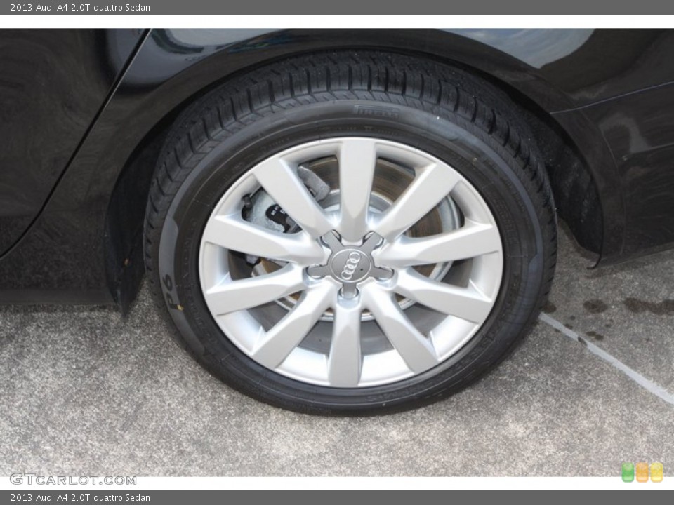 2013 Audi A4 2.0T quattro Sedan Wheel and Tire Photo #76209498