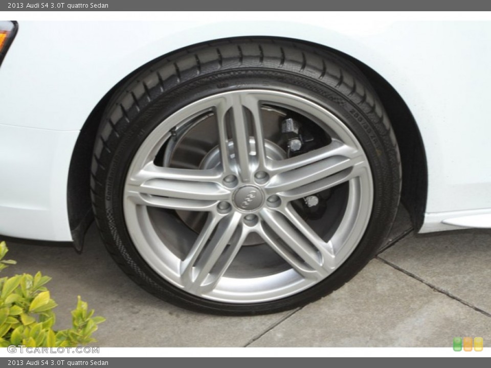 2013 Audi S4 3.0T quattro Sedan Wheel and Tire Photo #76209905