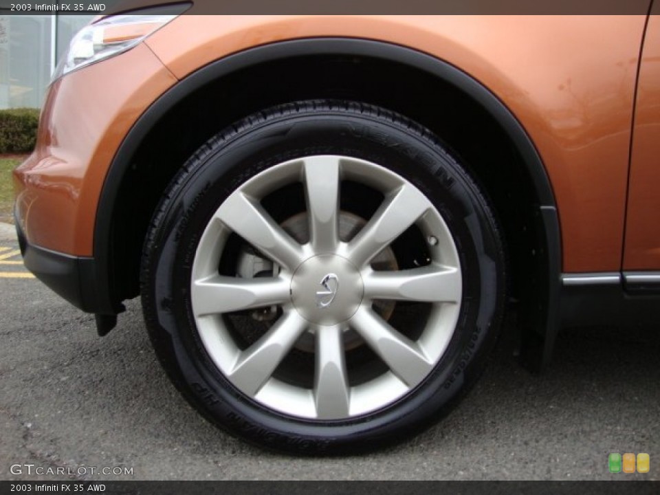 2003 Infiniti FX 35 AWD Wheel and Tire Photo #76219766