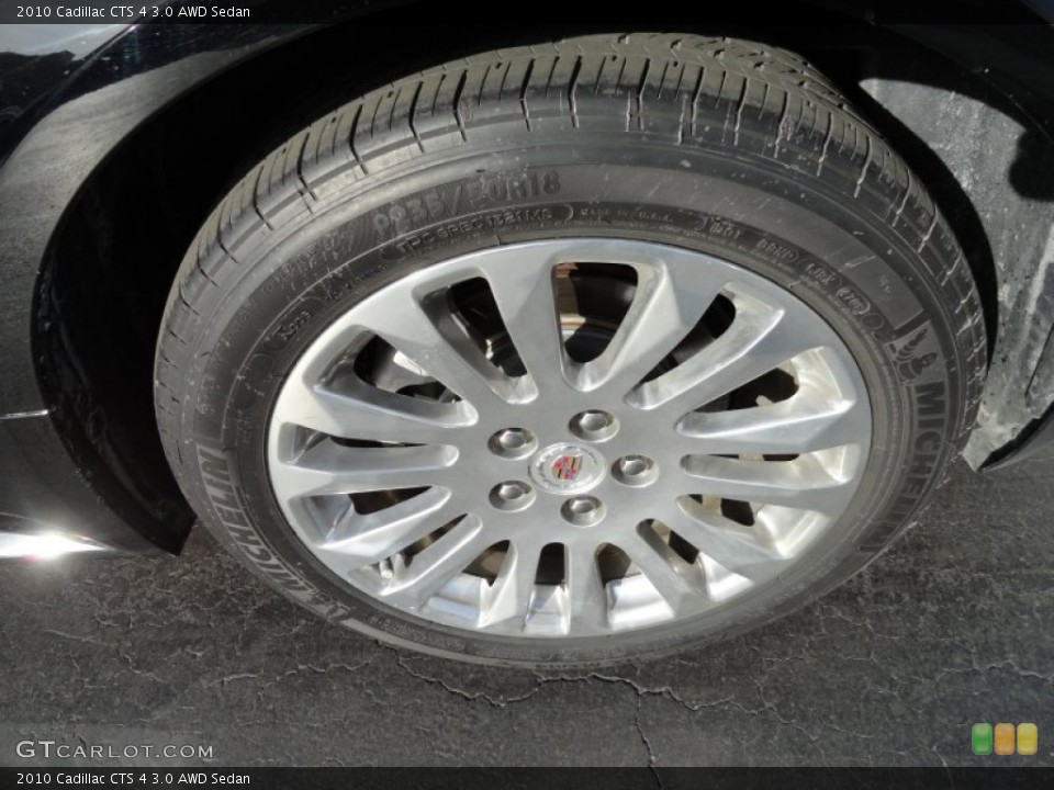 2010 Cadillac CTS 4 3.0 AWD Sedan Wheel and Tire Photo #76228034