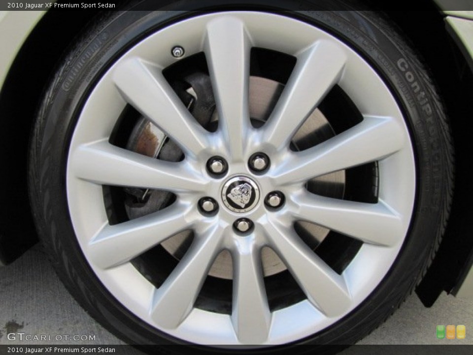 2010 Jaguar XF Premium Sport Sedan Wheel and Tire Photo #76235939