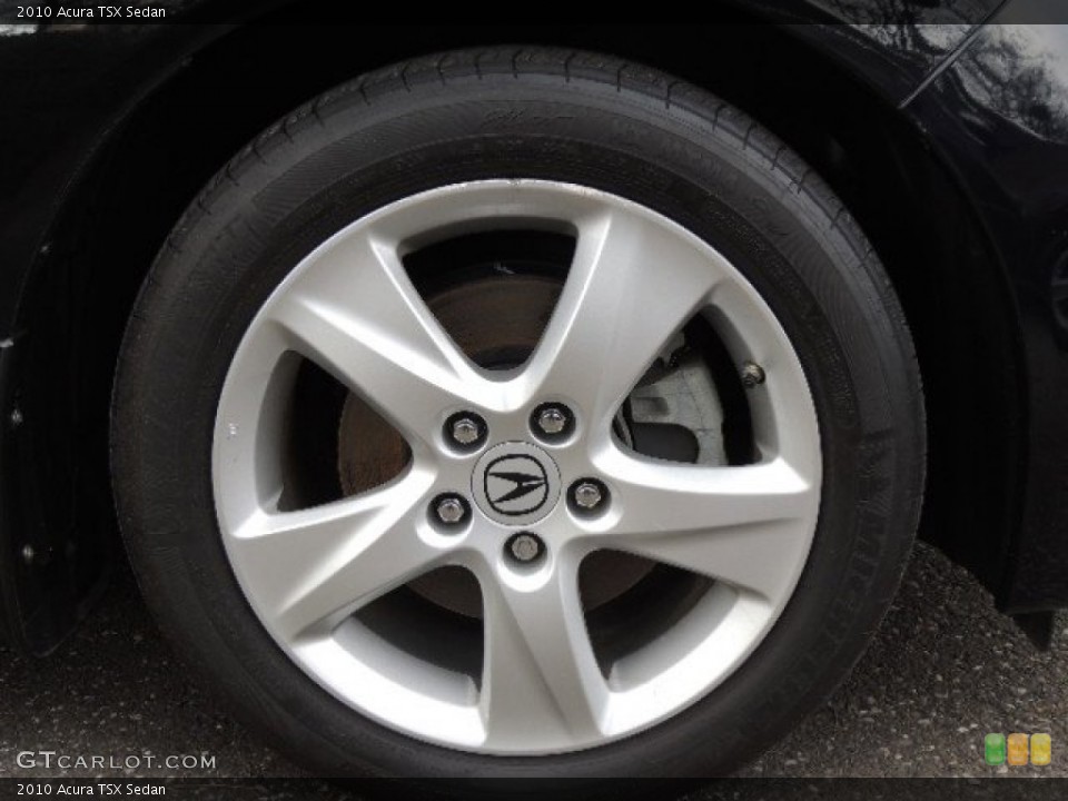 2010 Acura TSX Sedan Wheel and Tire Photo #76242779