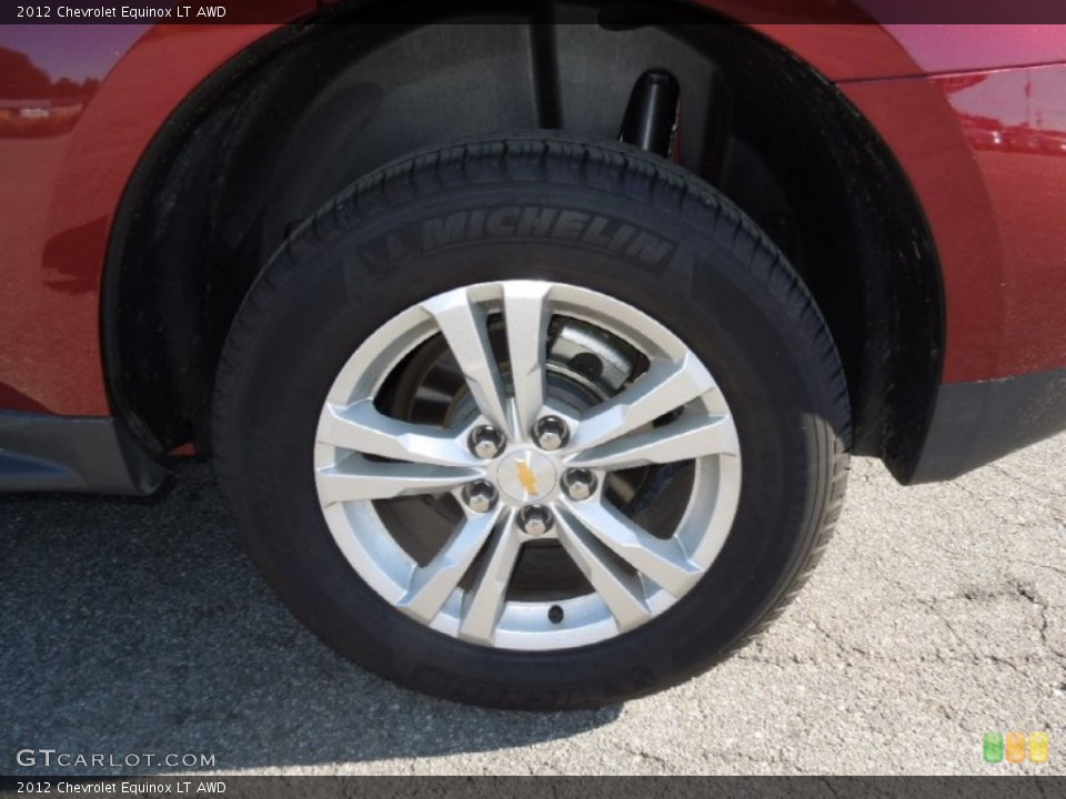 2012 Chevrolet Equinox LT AWD Wheel and Tire Photo #76242890
