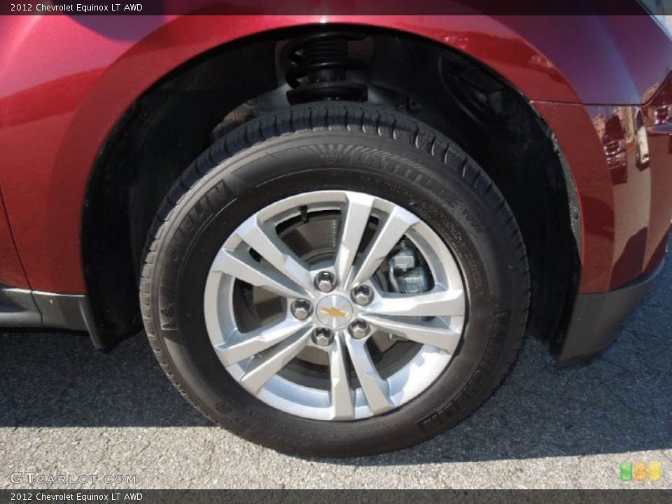 2012 Chevrolet Equinox LT AWD Wheel and Tire Photo #76242946