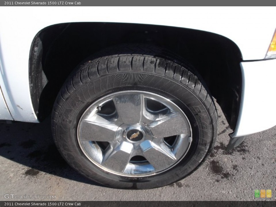 2011 Chevrolet Silverado 1500 LTZ Crew Cab Wheel and Tire Photo #76245374